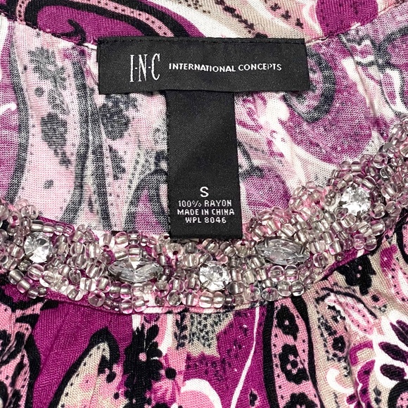 Vintage INC International Concepts Paisley S Top - Picture 8 of 8